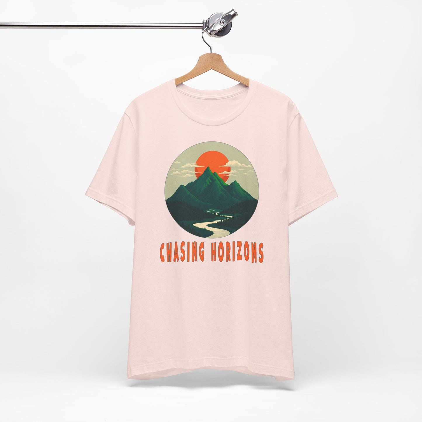 Chasing Horizons Unisex Short Sleeve Tee - Adventure Inspired T-Shirt