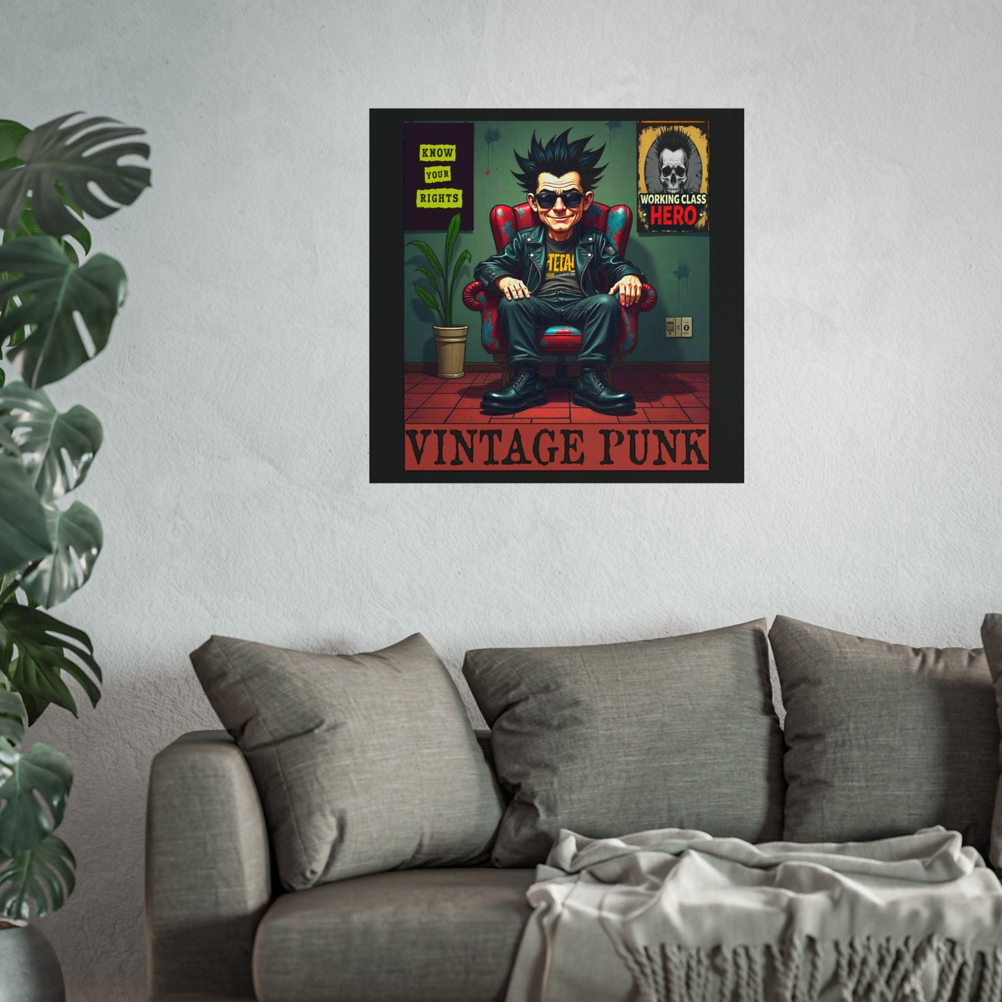 Vintage Punk Rocker Posters
