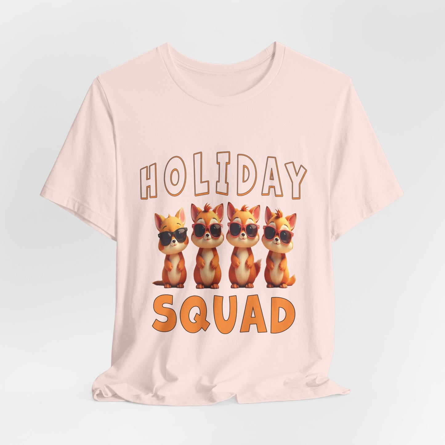 Holiday Squad Unisex Jersey Tee, Cute Pet T-shirt, Fun Family Shirt, Pet Lovers