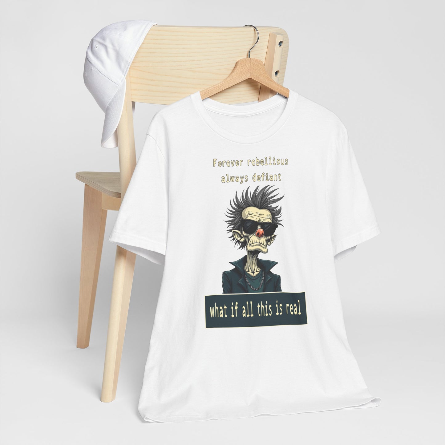 Rebellious Spirit Unisex Tee - "Forever Rebellious, Always Defiant"