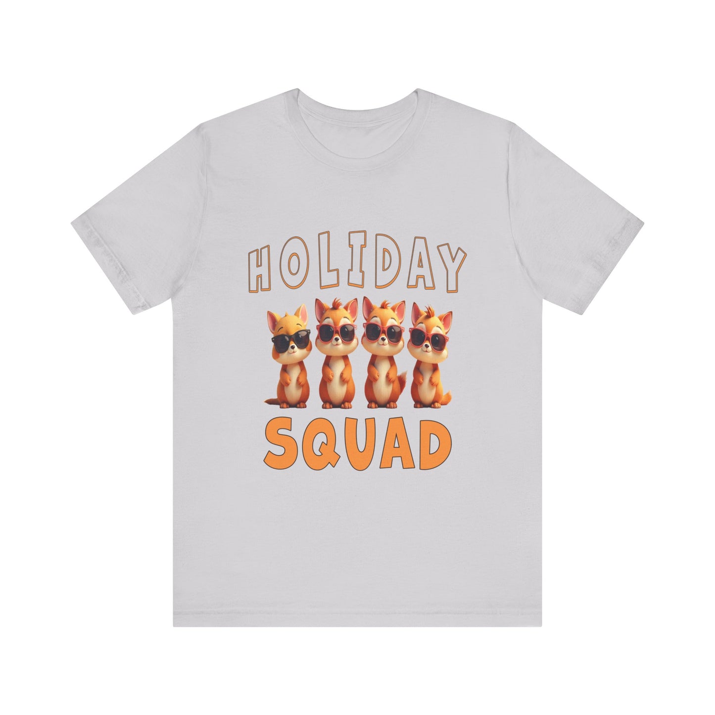 Holiday Squad Unisex Jersey Tee, Cute Pet T-shirt, Fun Family Shirt, Pet Lovers