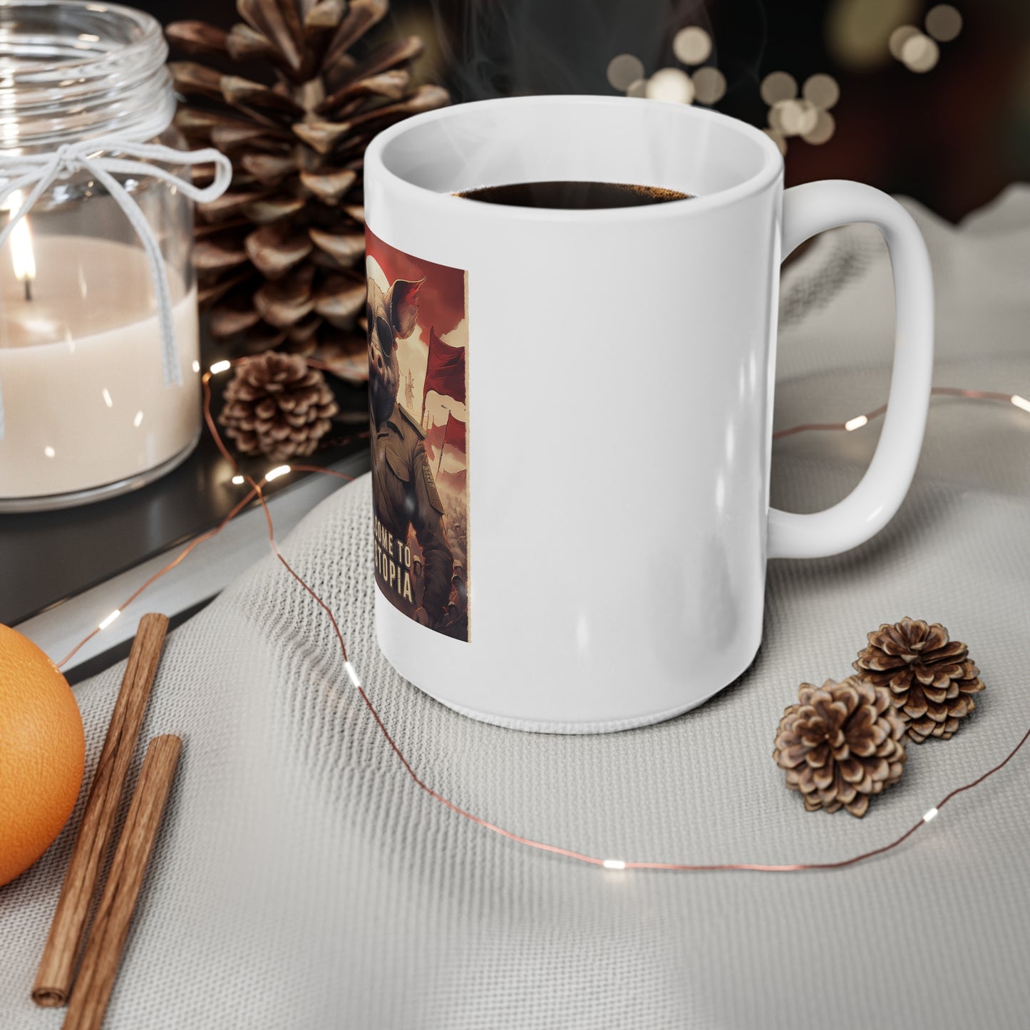 Coffee Mug - Dystopia Punk Welcome Ceramic Cup 11oz 15oz