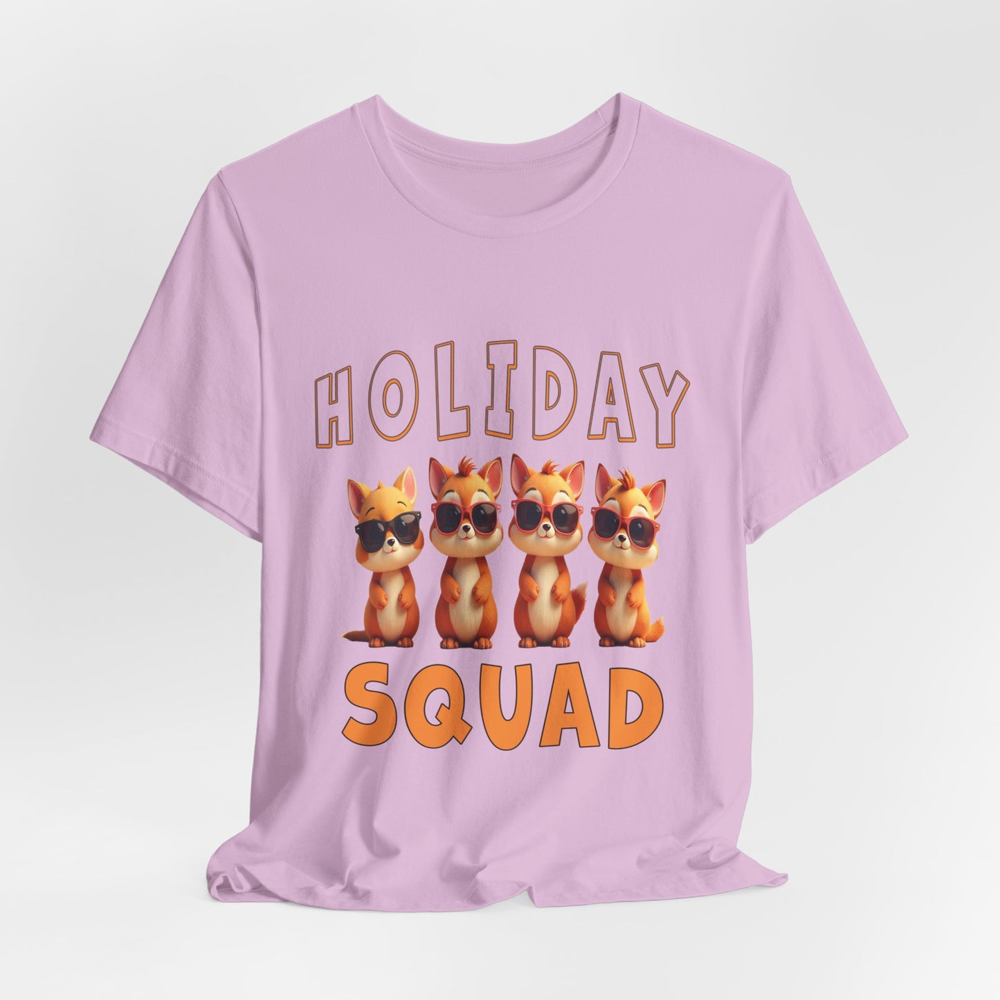 Holiday Squad Unisex Jersey Tee, Cute Pet T-shirt, Fun Family Shirt, Pet Lovers
