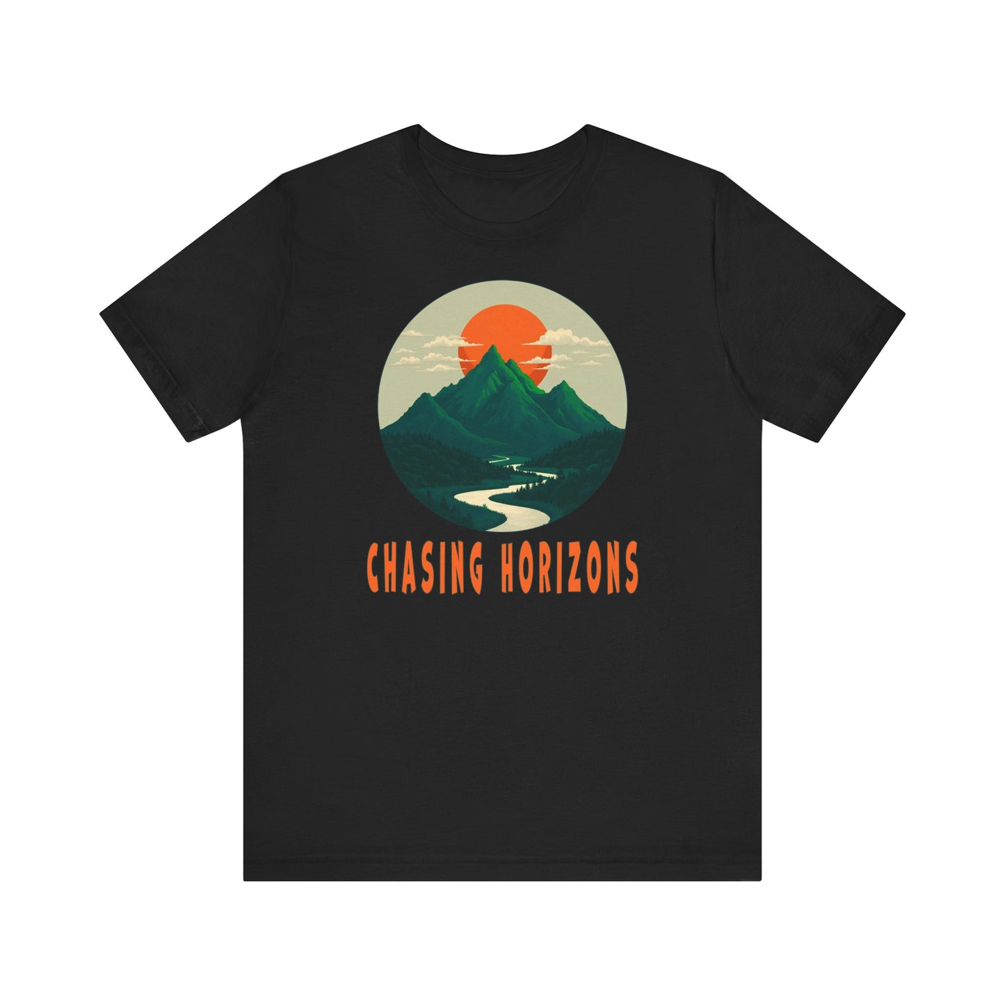 Chasing Horizons Unisex Short Sleeve Tee - Adventure Inspired T-Shirt