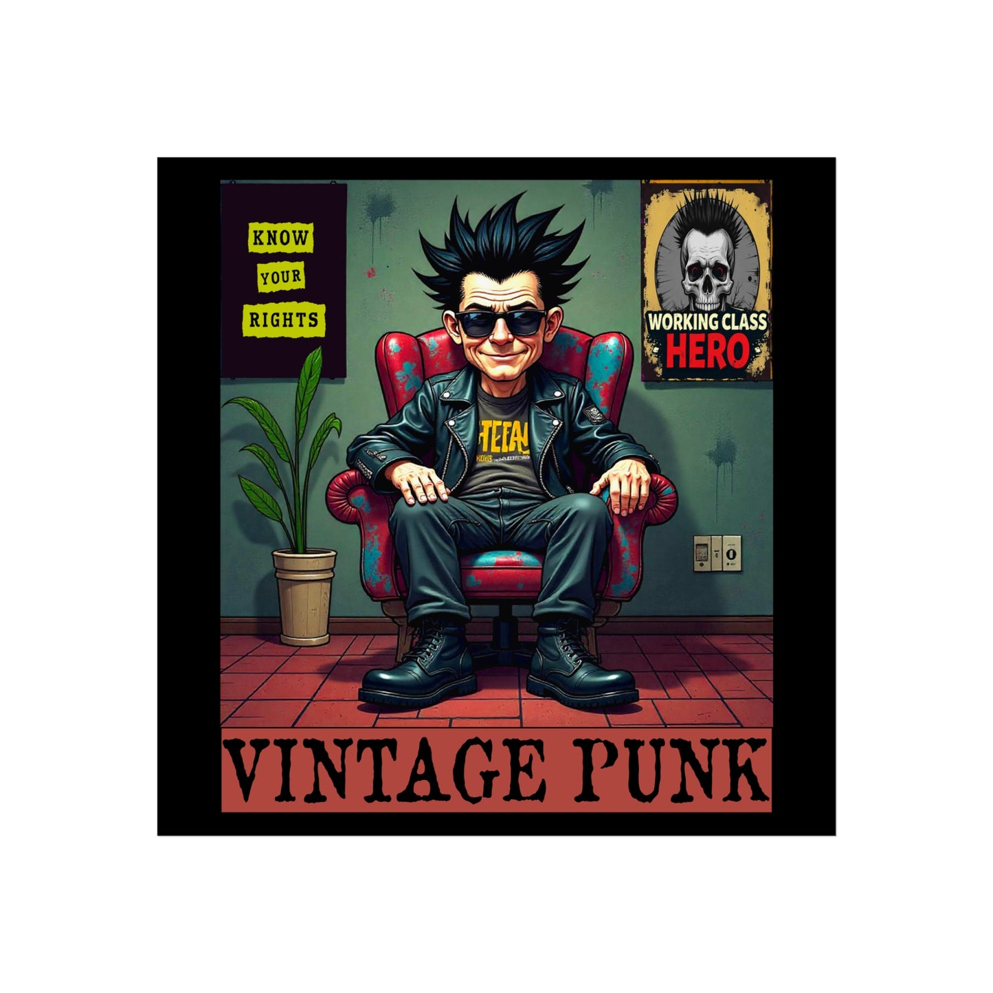 Vintage Punk Rocker Posters
