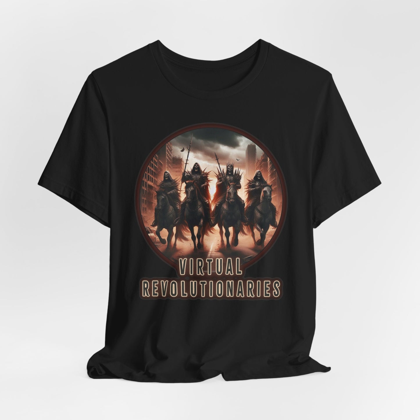 Virtual Revolutionaries Unisex Tee - Bold Statement Shirt for Gamers