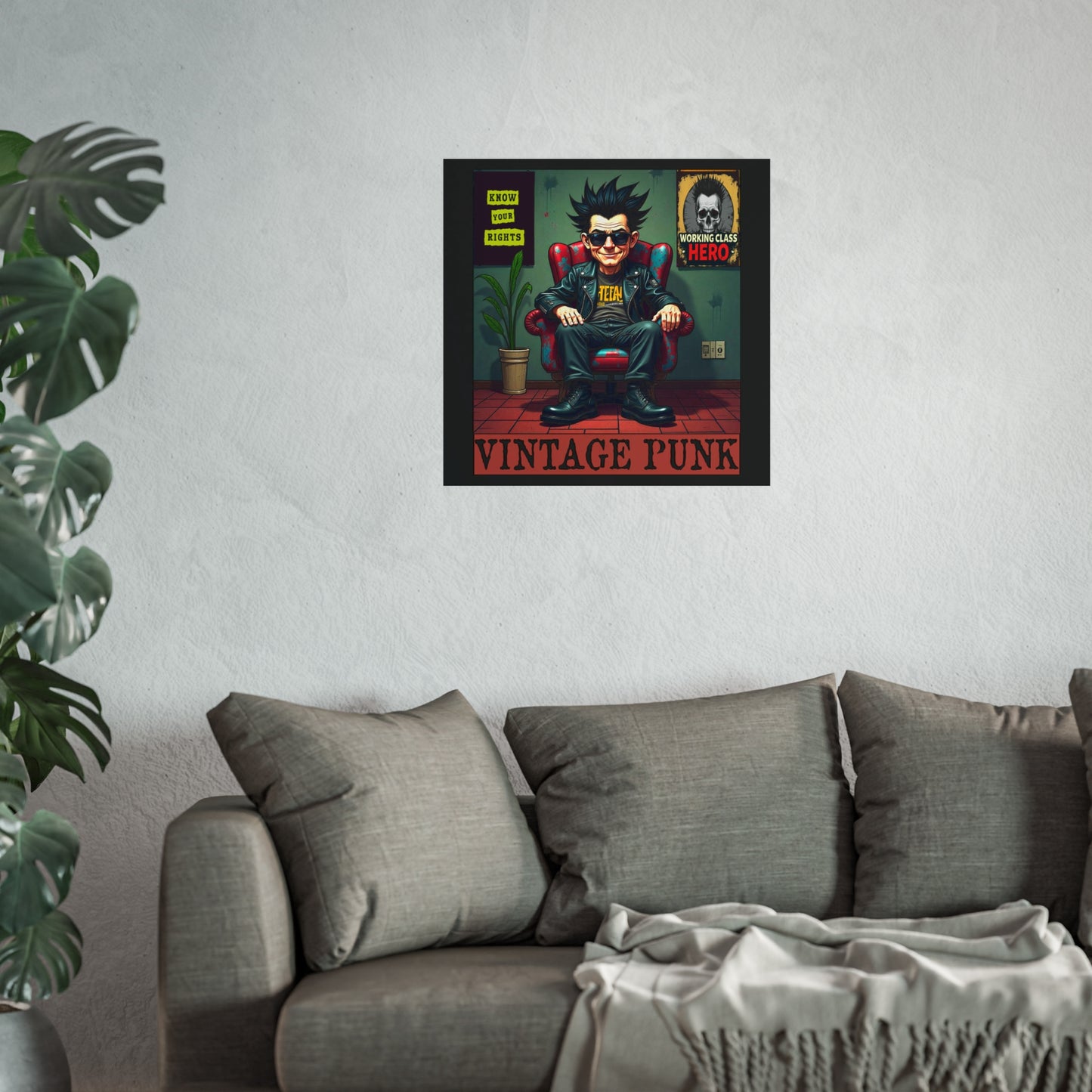 Vintage Punk Rocker Posters