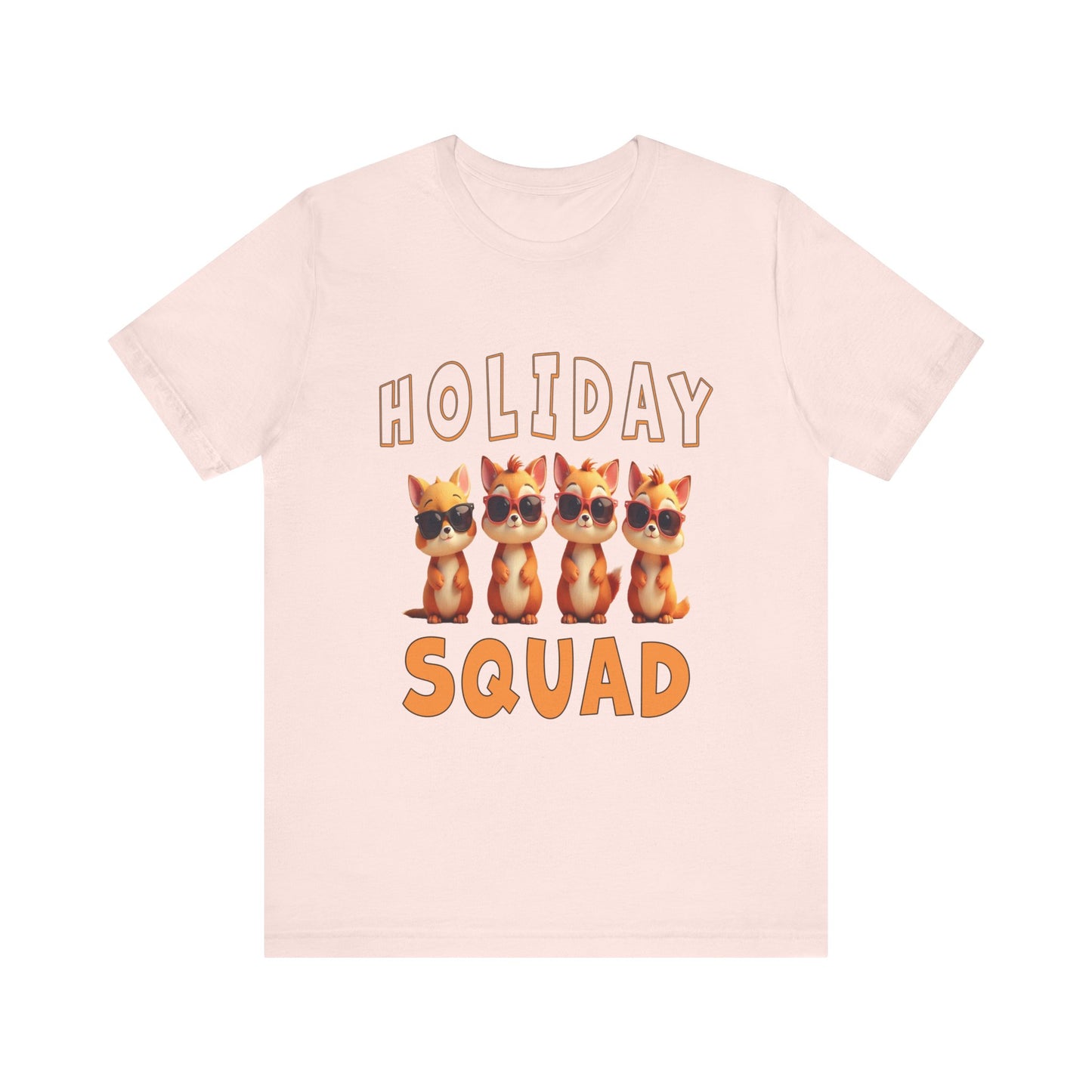 Holiday Squad Unisex Jersey Tee, Cute Pet T-shirt, Fun Family Shirt, Pet Lovers