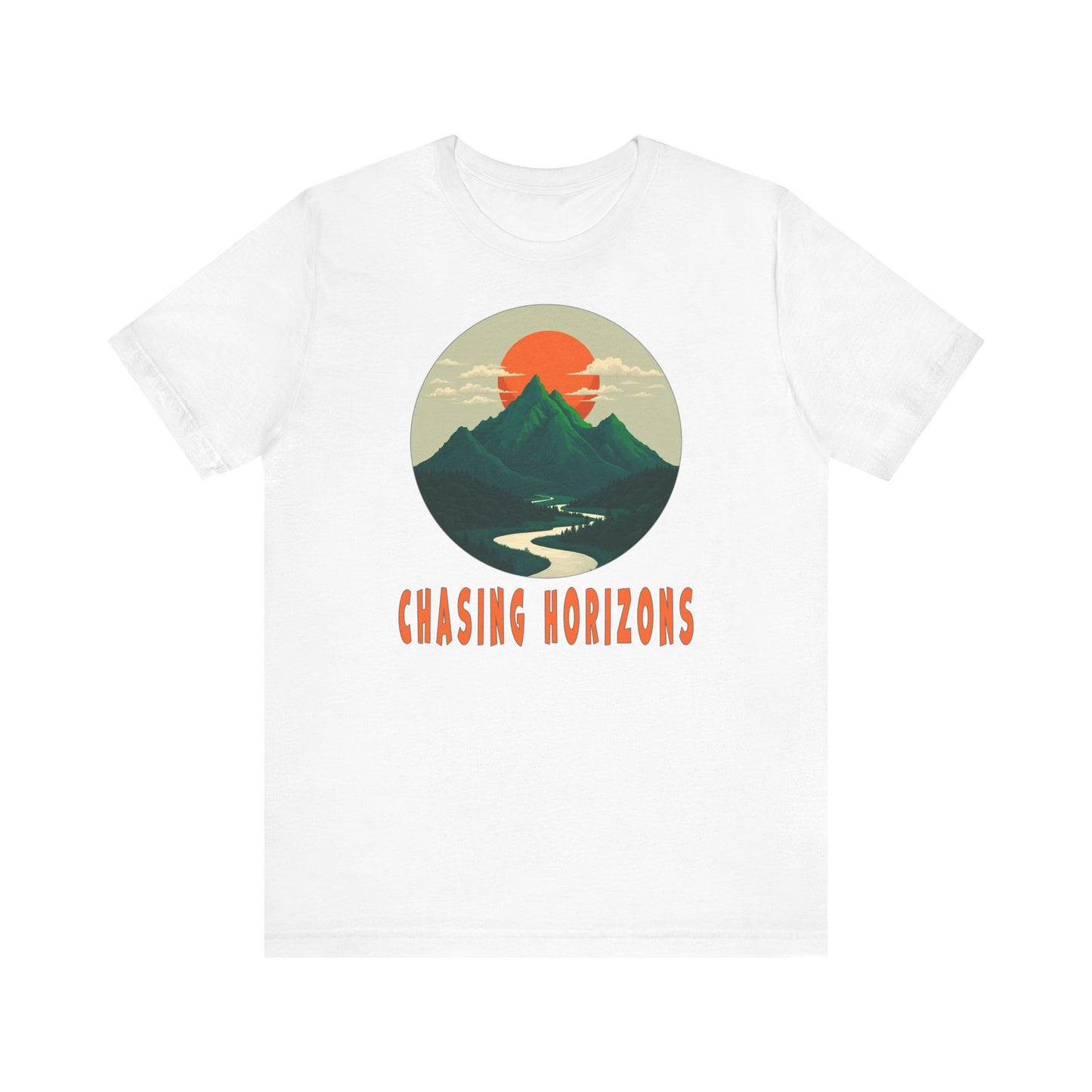 Chasing Horizons Unisex Short Sleeve Tee - Adventure Inspired T-Shirt