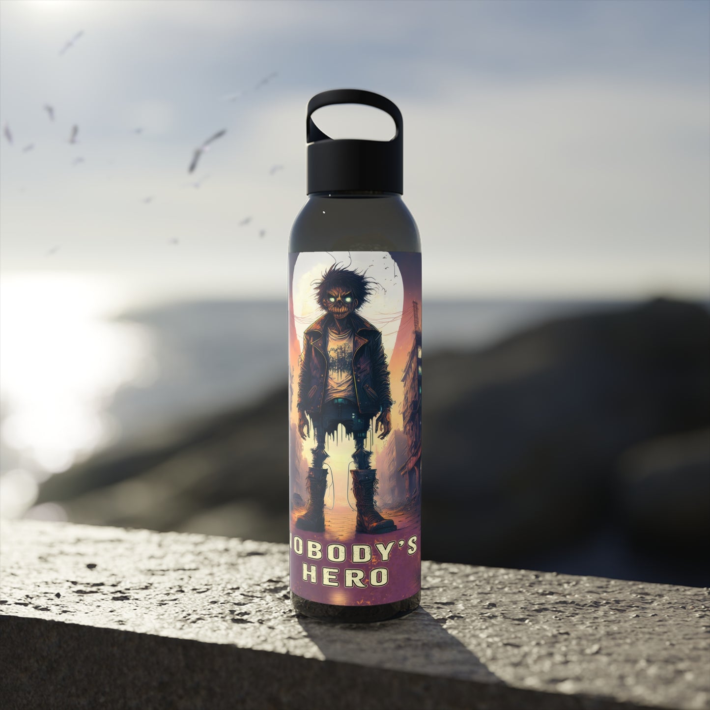 Nobody's Hero Adventure Water Bottle - Eco-Friendly Stainless Steel - Perfect for Outdoor Lovers
