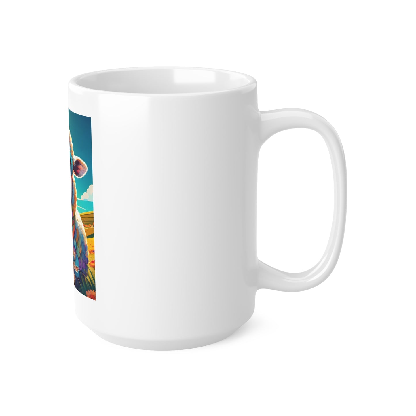 Whimsical Sheep Coffee Mug - Perfect for Cozy Mornings