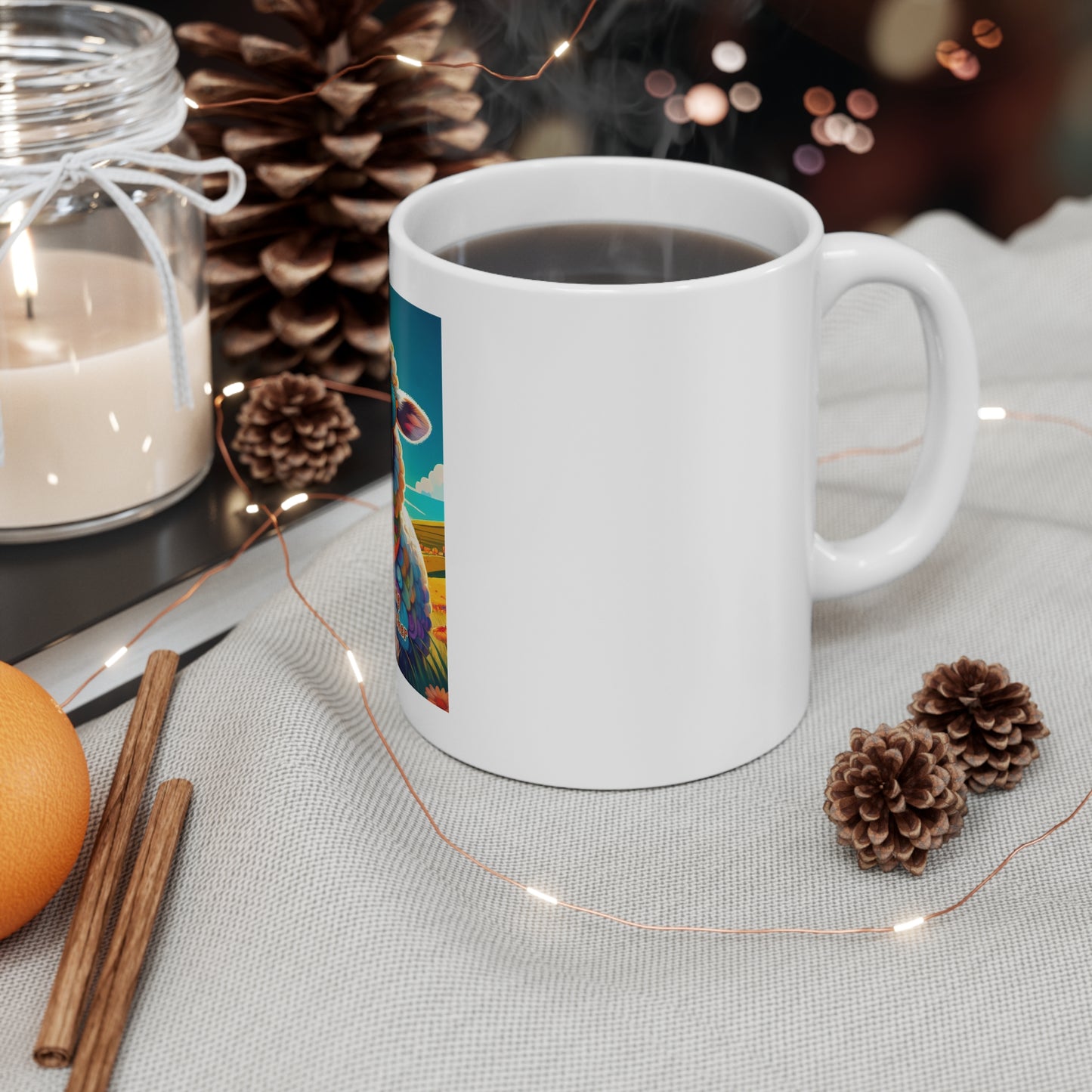 Whimsical Sheep Coffee Mug - Perfect for Cozy Mornings