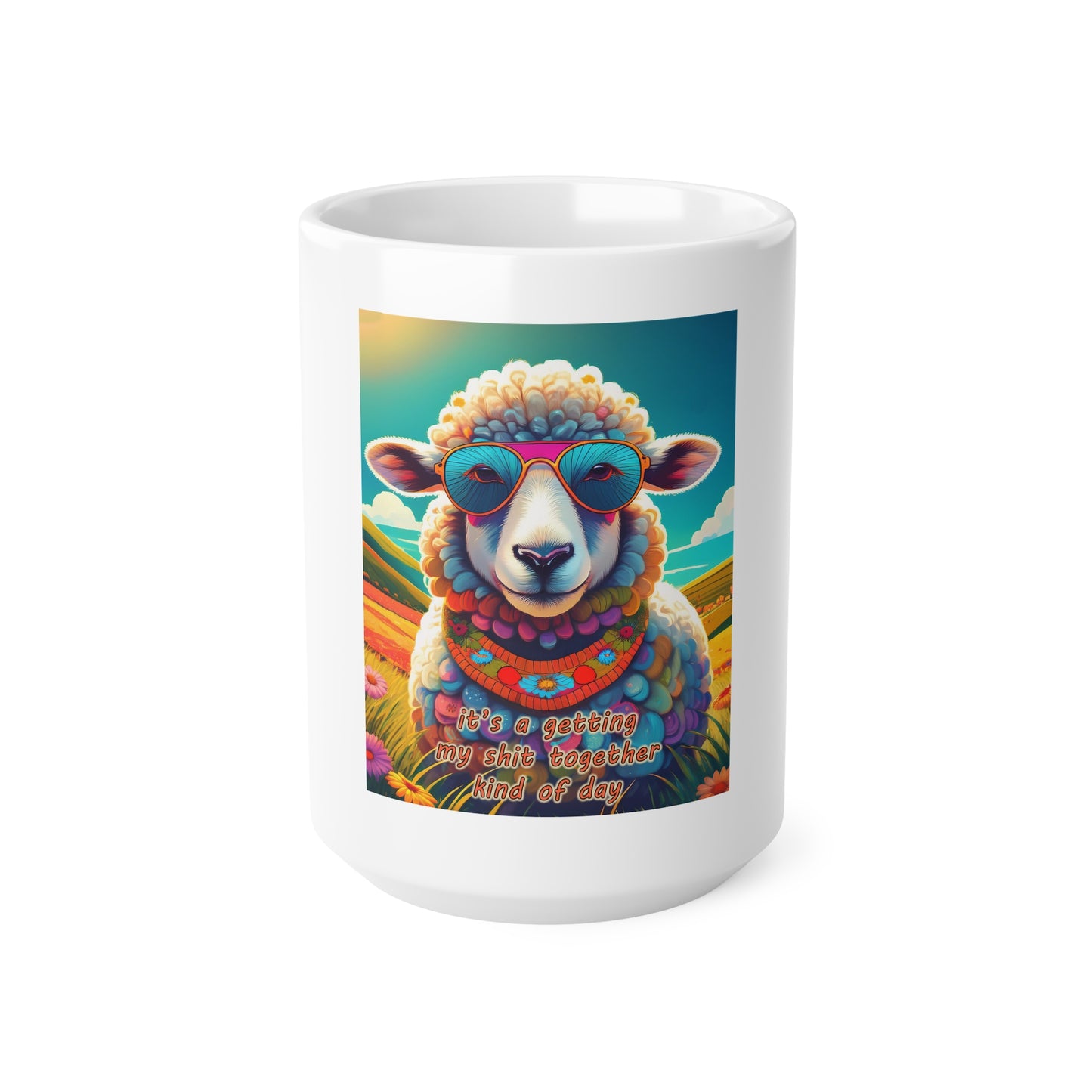 Whimsical Sheep Coffee Mug - Perfect for Cozy Mornings