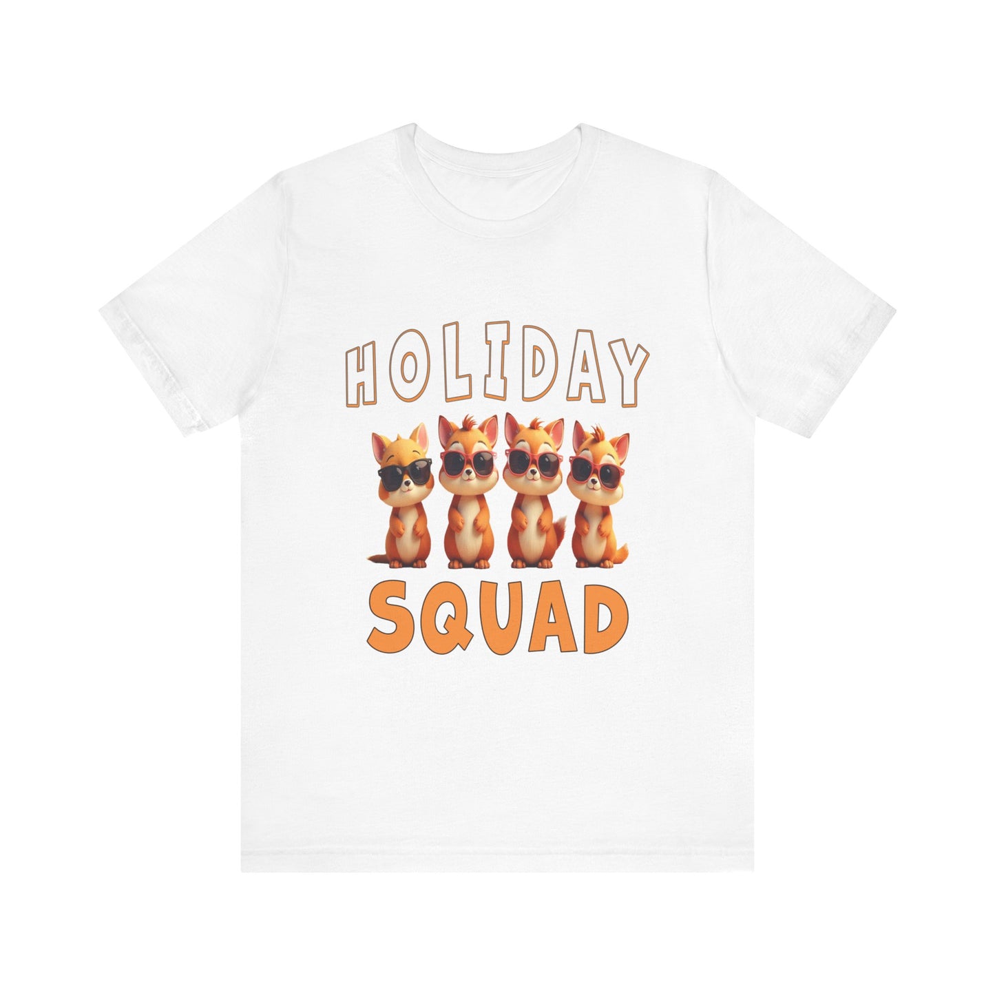 Holiday Squad Unisex Jersey Tee, Cute Pet T-shirt, Fun Family Shirt, Pet Lovers