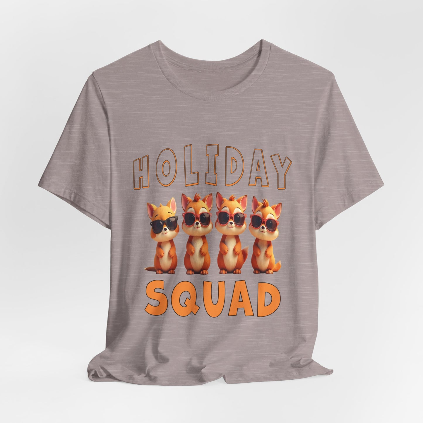 Holiday Squad Unisex Jersey Tee, Cute Pet T-shirt, Fun Family Shirt, Pet Lovers