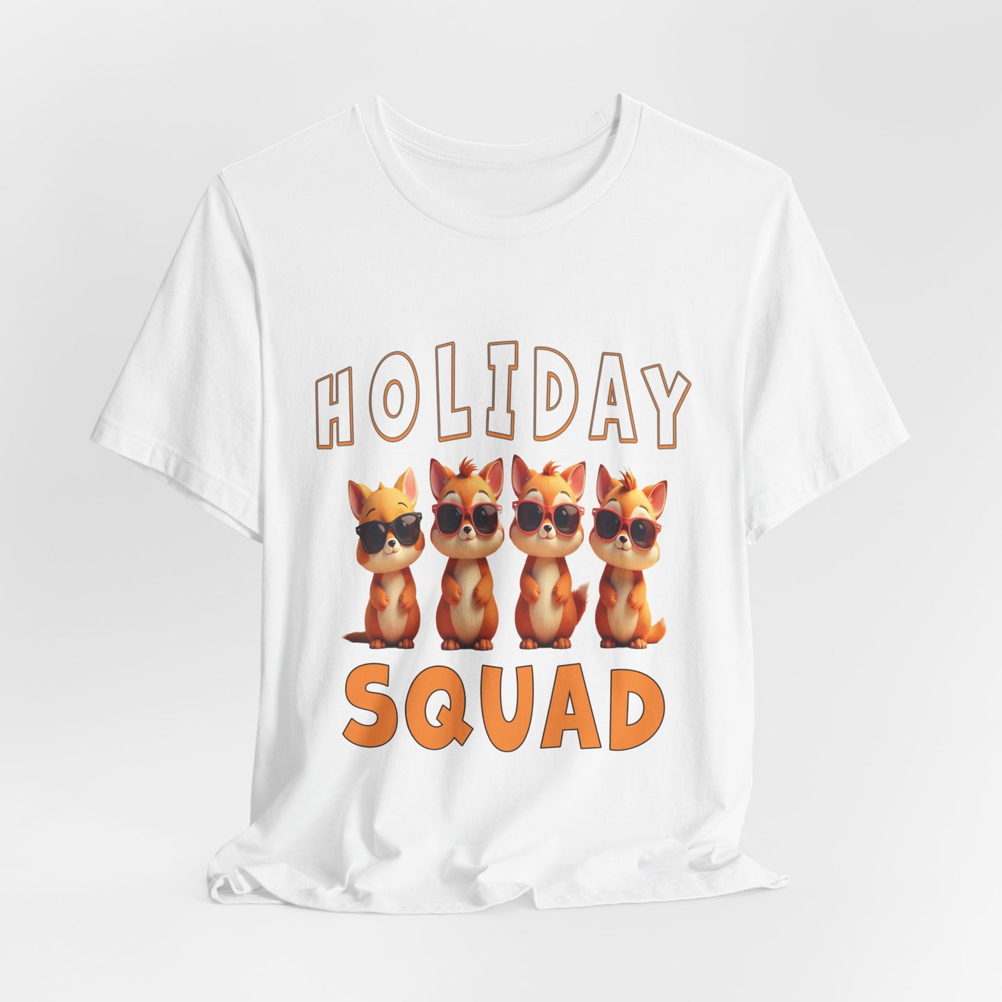 Holiday Squad Unisex Jersey Tee, Cute Pet T-shirt, Fun Family Shirt, Pet Lovers