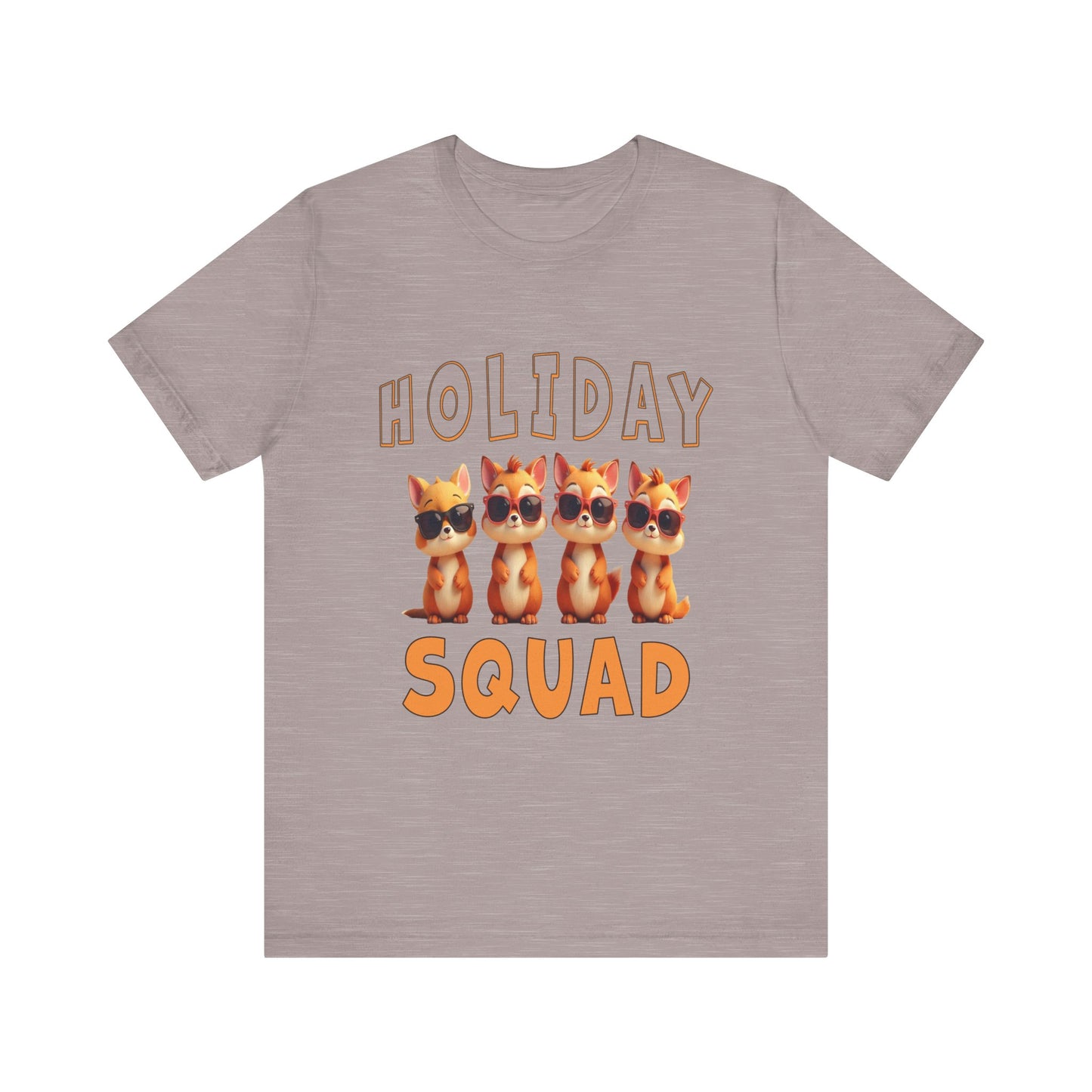 Holiday Squad Unisex Jersey Tee, Cute Pet T-shirt, Fun Family Shirt, Pet Lovers