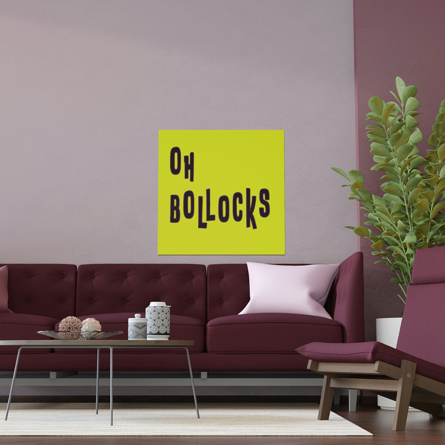 oh bollocks Silk Posters