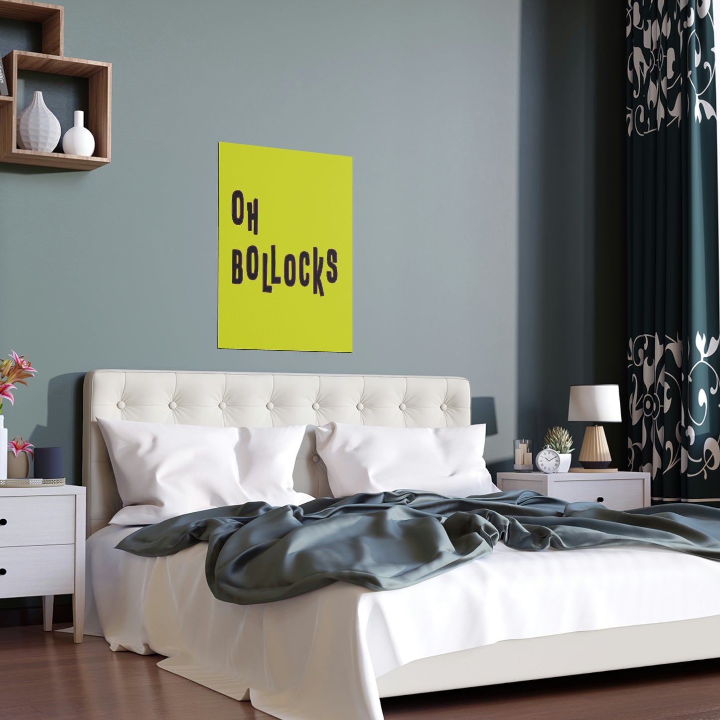 oh bollocks Silk Posters