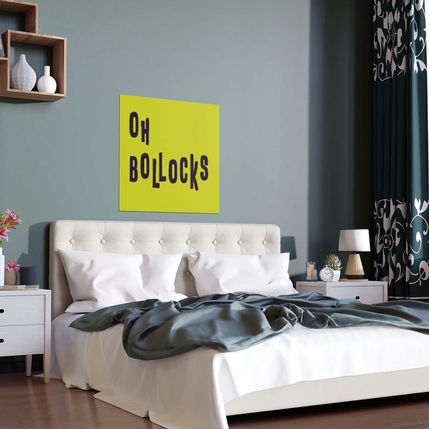 oh bollocks Silk Posters