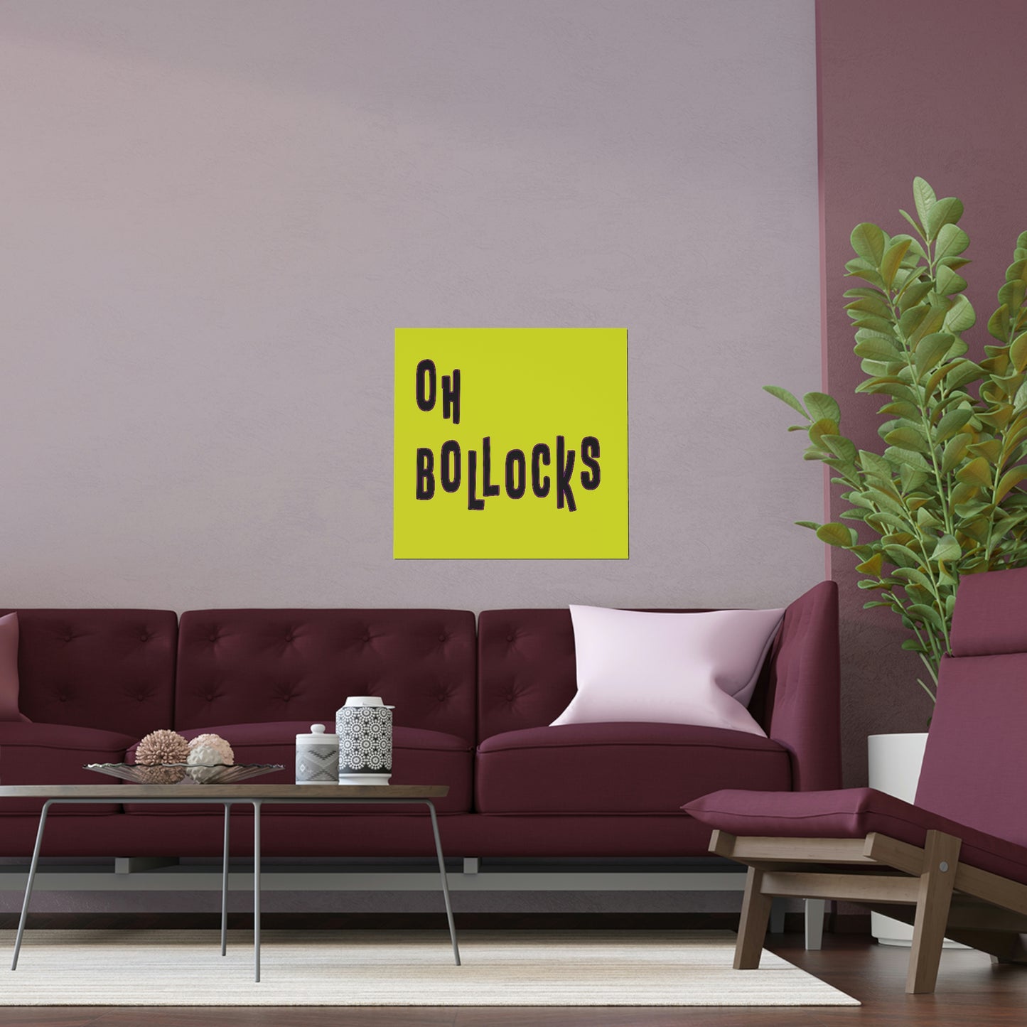 oh bollocks Silk Posters