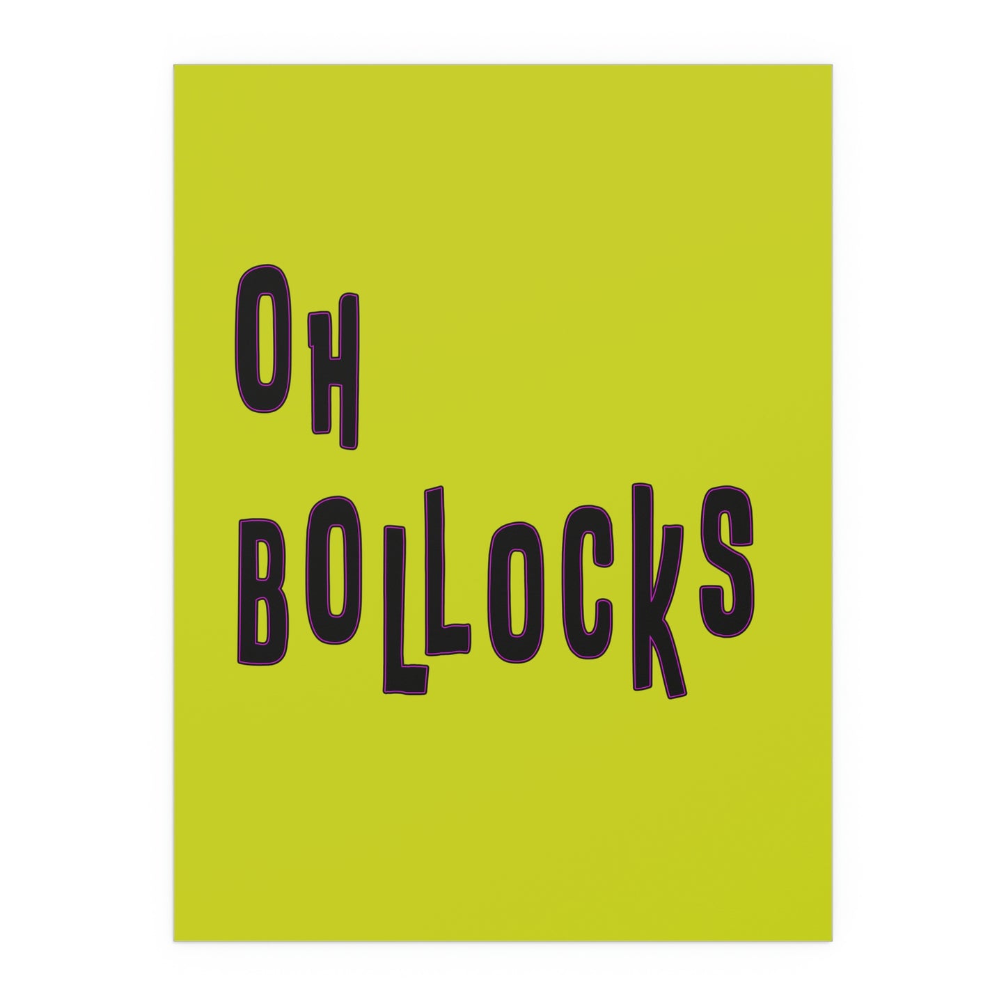 oh bollocks Silk Posters