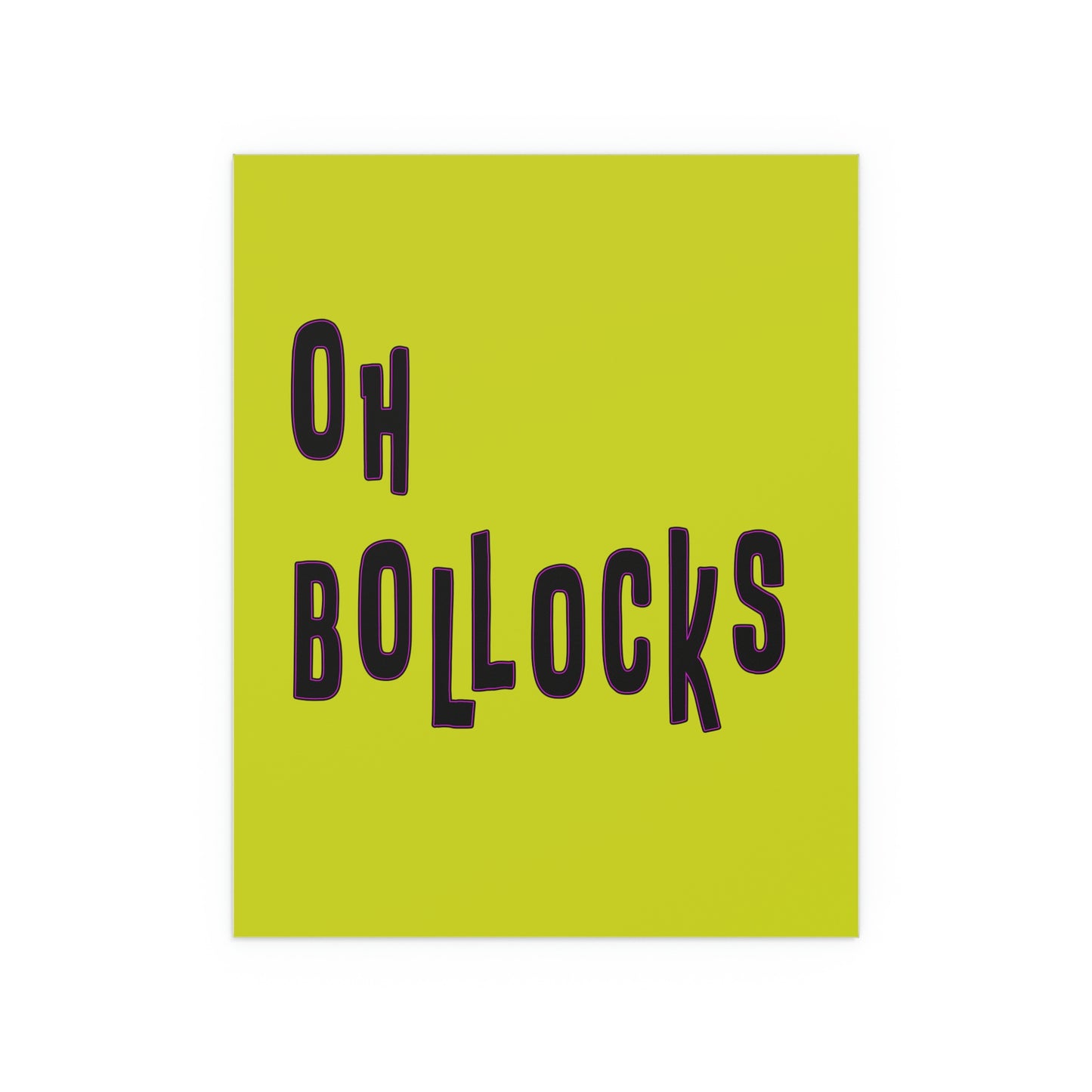 oh bollocks Silk Posters