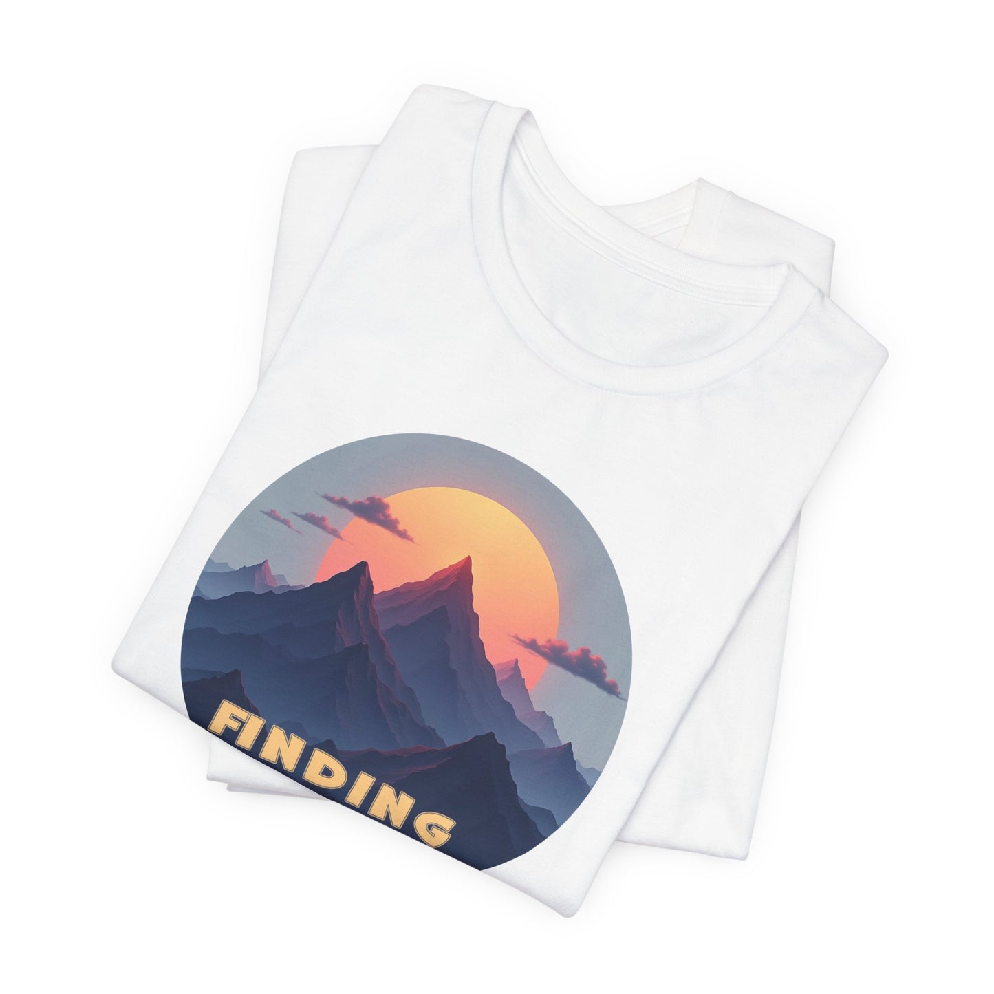 Adventure Seeking Unisex Jersey Tee - 'Finding Adventure' Mountain Design