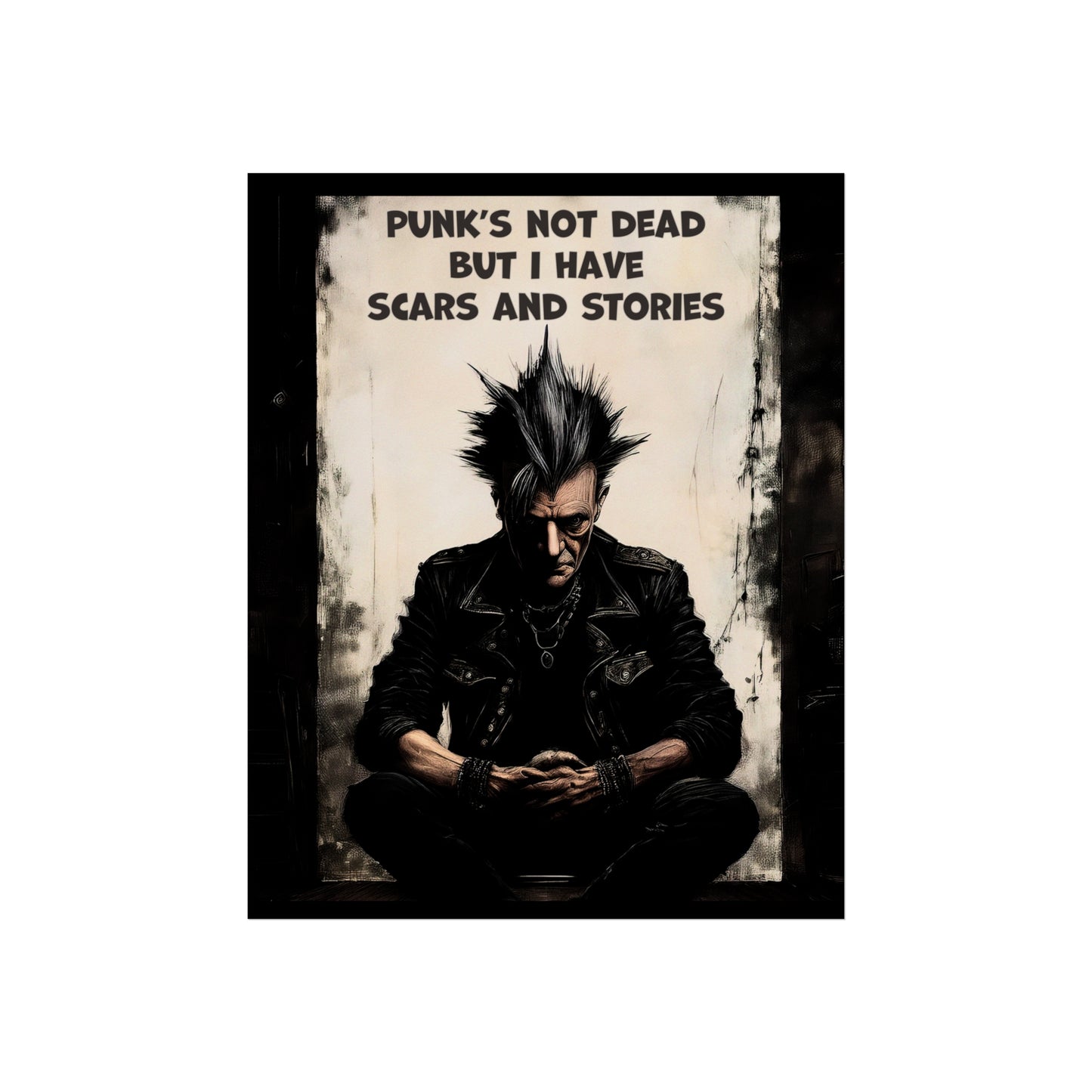 punks not dead Retro Poster