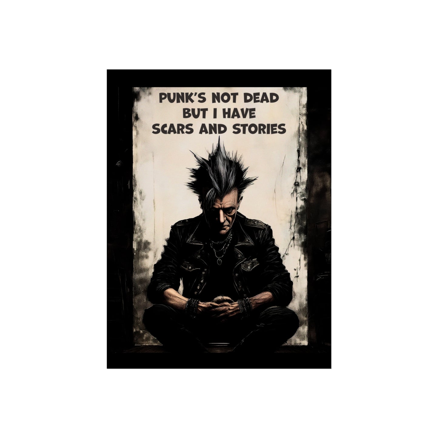 punks not dead Retro Poster