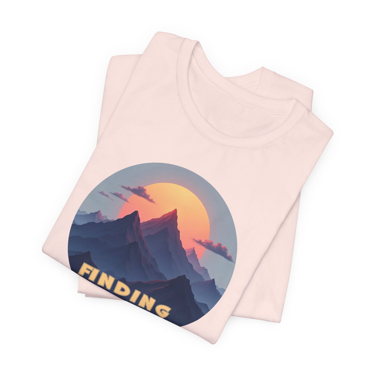 Adventure Seeking Unisex Jersey Tee - 'Finding Adventure' Mountain Design