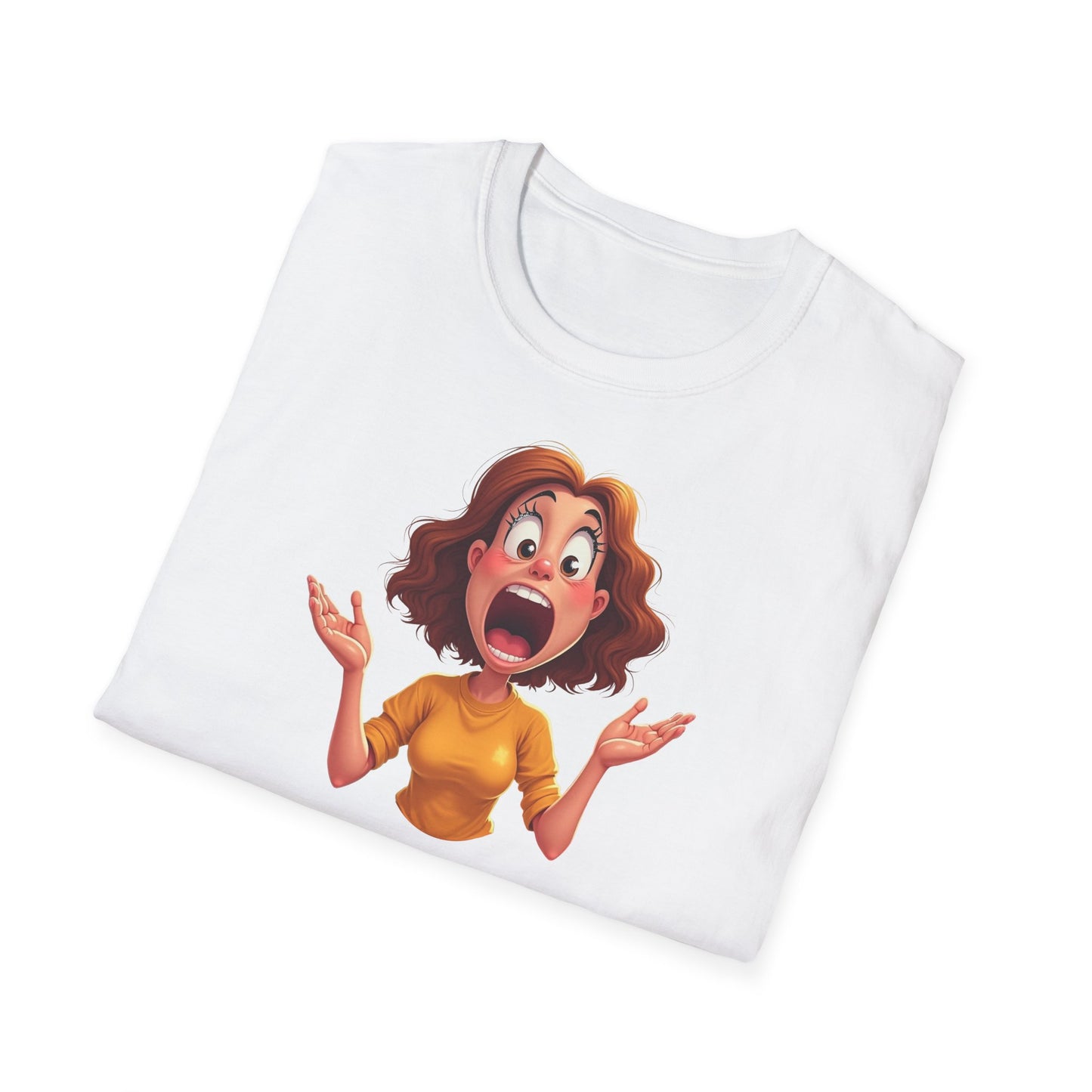 Prone to Drama Unisex Softstyle T-Shirt, Funny Graphic Tee, Casual Wear, Gift for Friends, Drama Lover Shirt, Birthday Gift