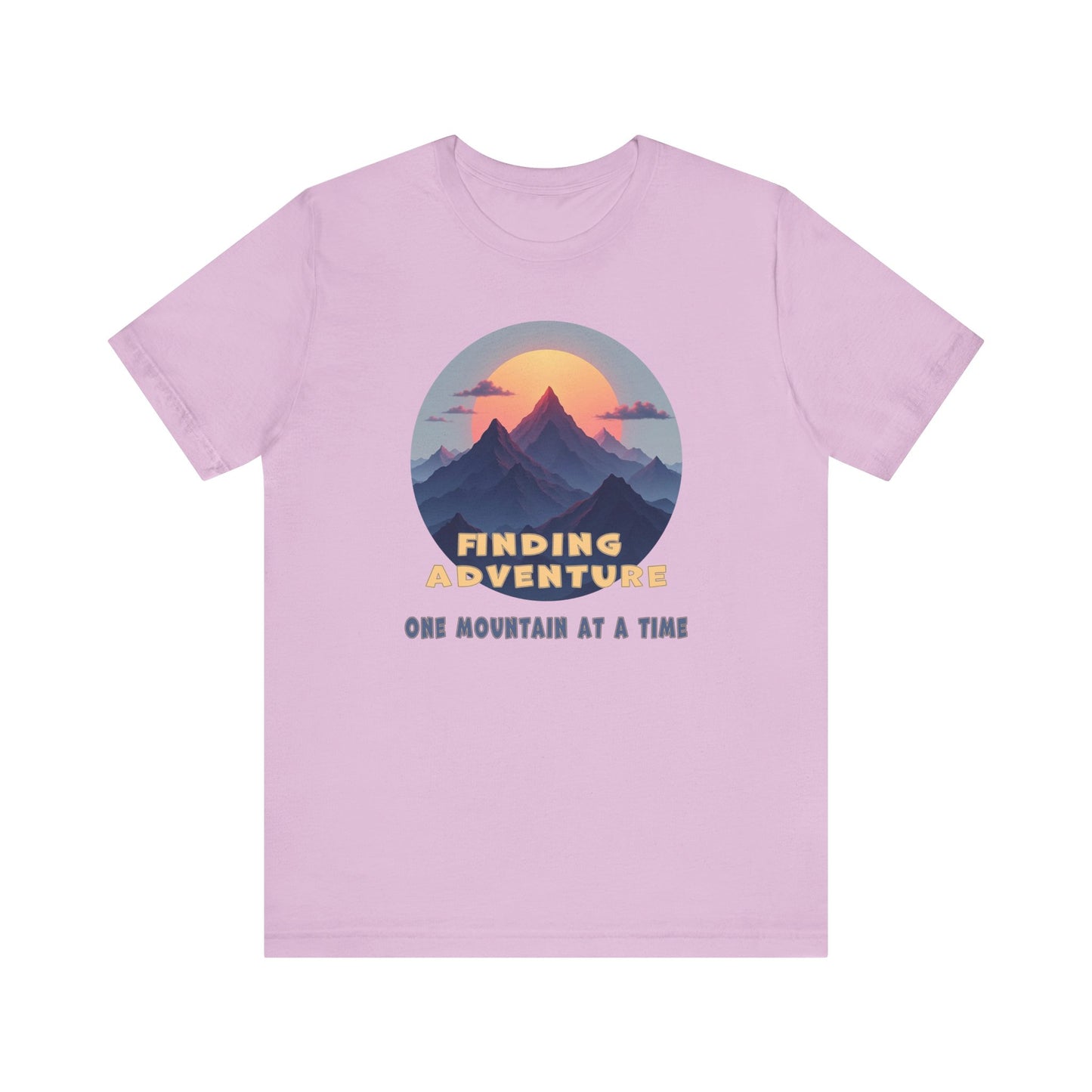 Adventure Seeking Unisex Jersey Tee - 'Finding Adventure' Mountain Design