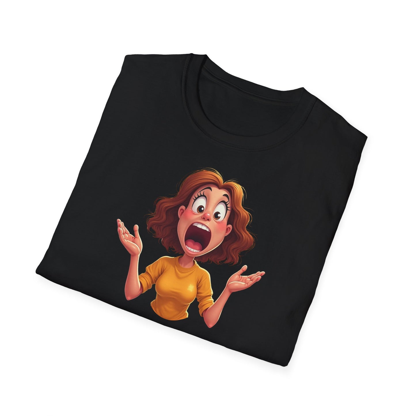 Prone to Drama Unisex Softstyle T-Shirt, Funny Graphic Tee, Casual Wear, Gift for Friends, Drama Lover Shirt, Birthday Gift