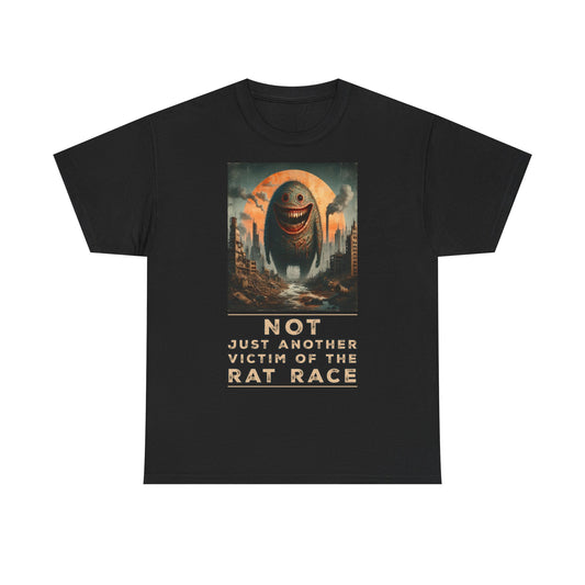 Unique Dystopian Protest T-Shirt | NOT the Rat Race Victim