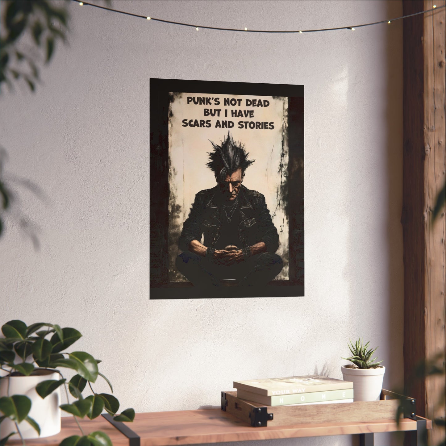 punks not dead Retro Poster