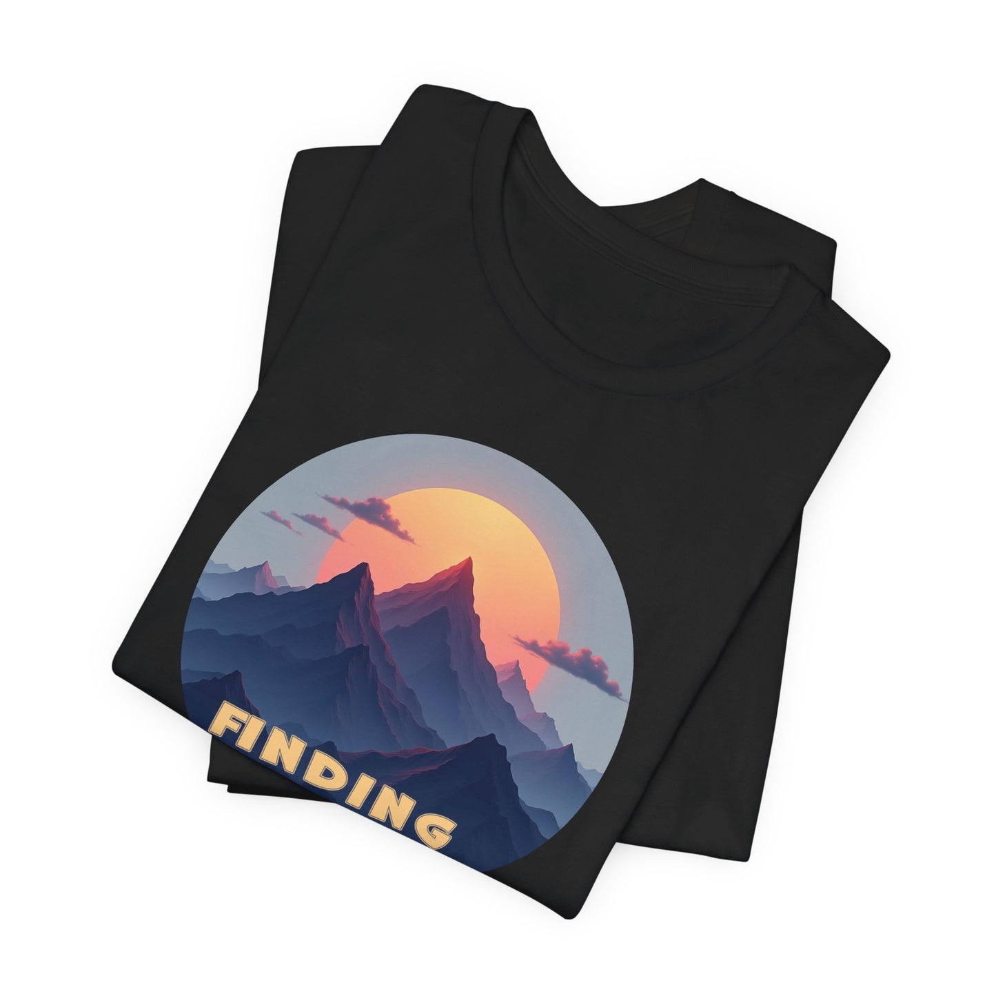 Adventure Seeking Unisex Jersey Tee - 'Finding Adventure' Mountain Design