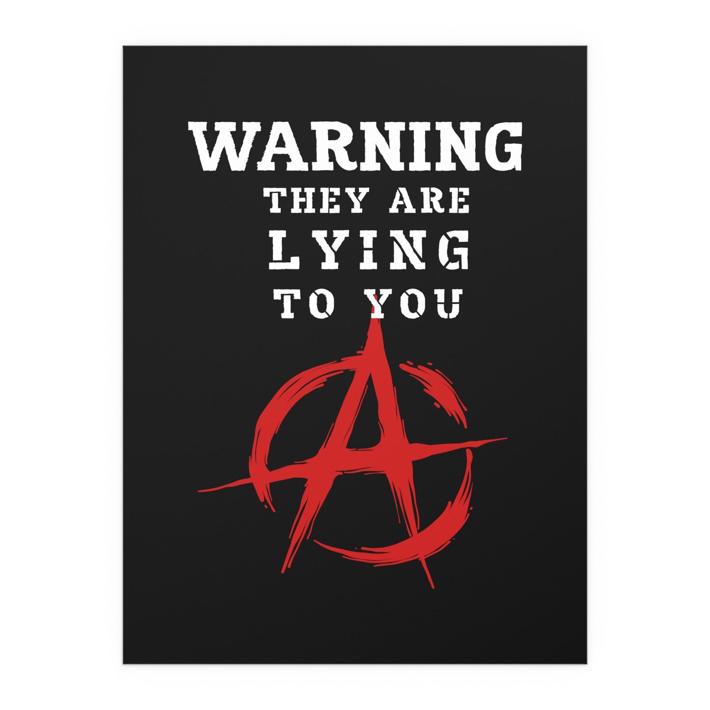 Warning they are lying to you