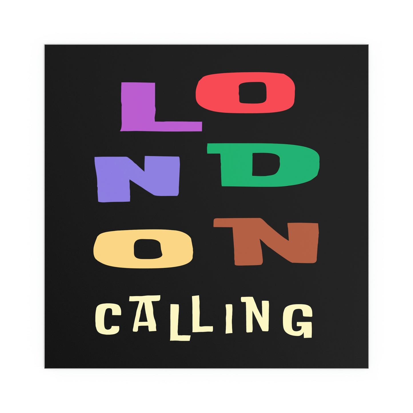 london calling in black