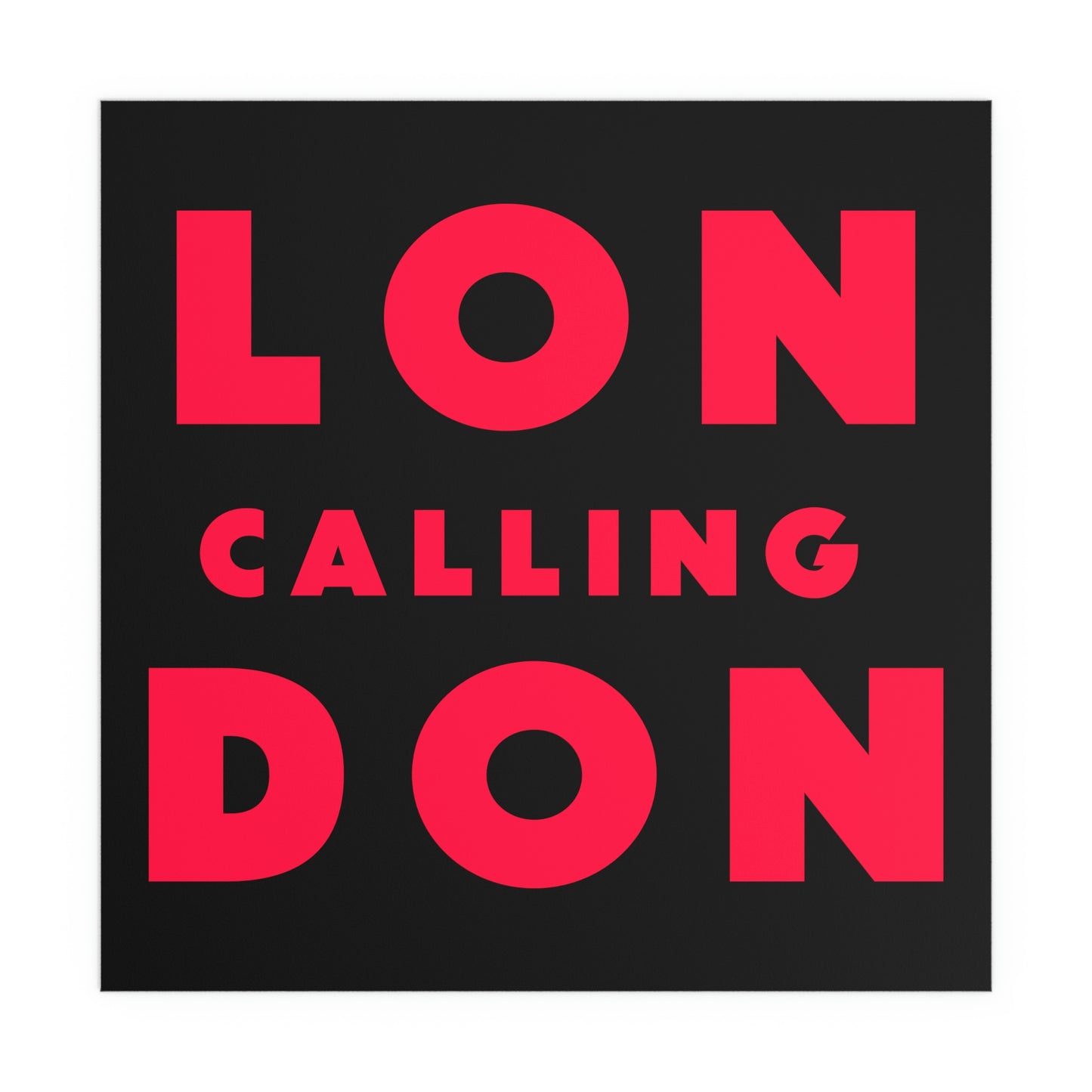 London calling poster