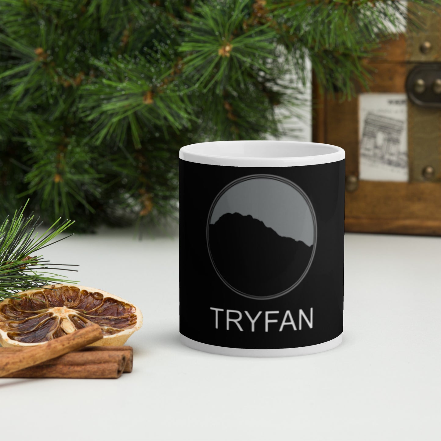 Tryfan Snowdonia coffee mug