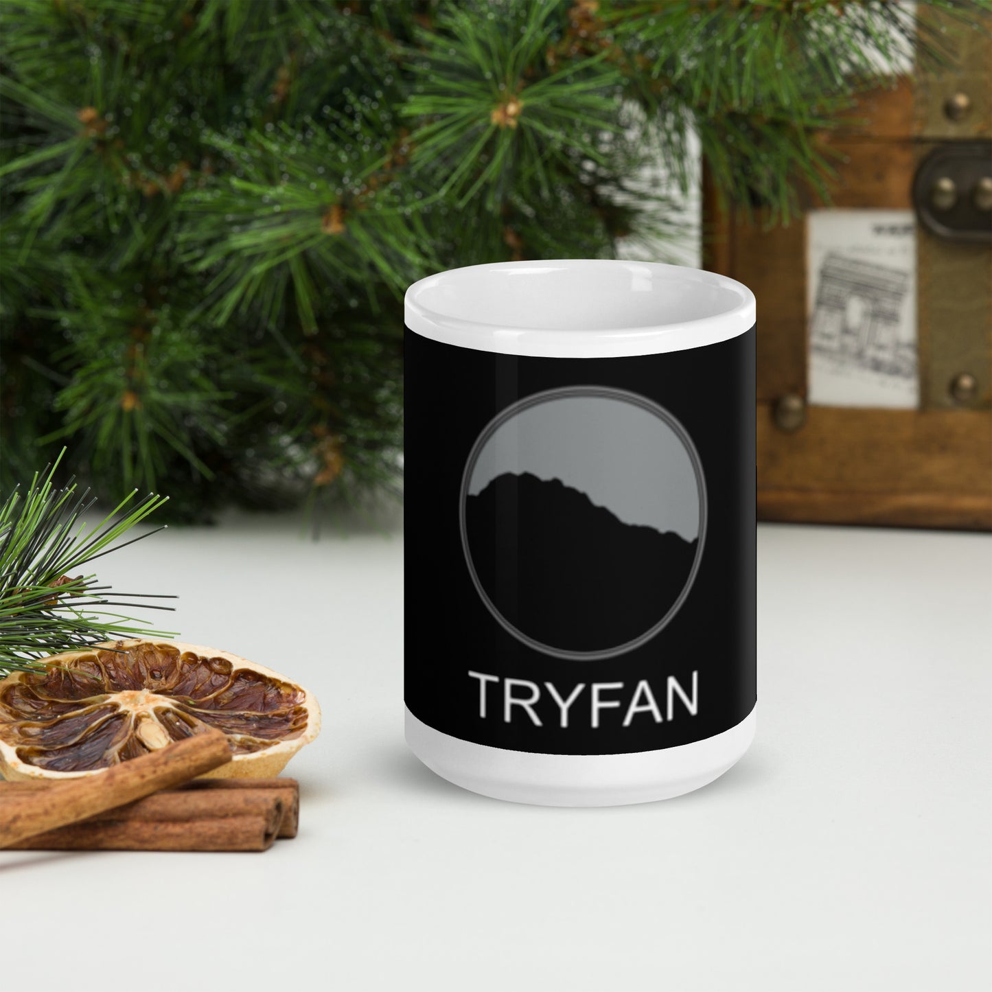 Tryfan Snowdonia coffee mug